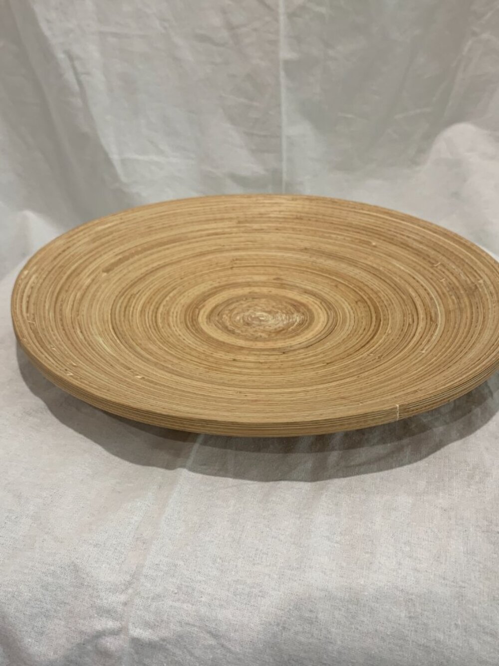 Ikea Hultet Decoration dish, bamboo, 11.75 inch